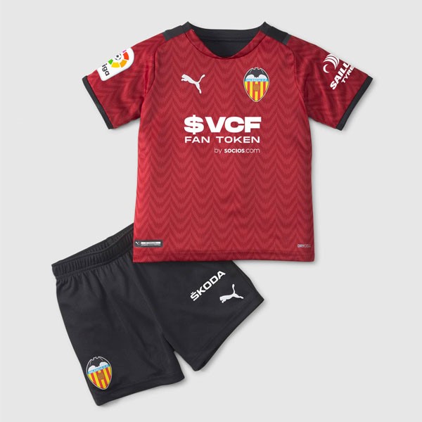 Camiseta Valencia 2ª Kit Niño 2021 2022